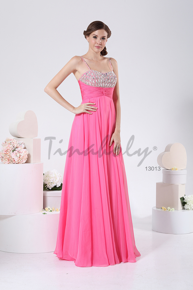 pink gown
